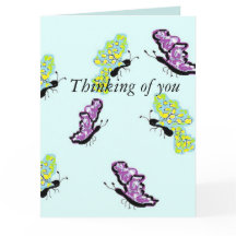 Cartão de Saudação/Pensamento de Você