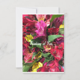 Cartão de Saudação "Pensando em Você"