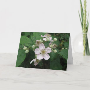 Cartão de Saudação Personalizado das Flores de Bla