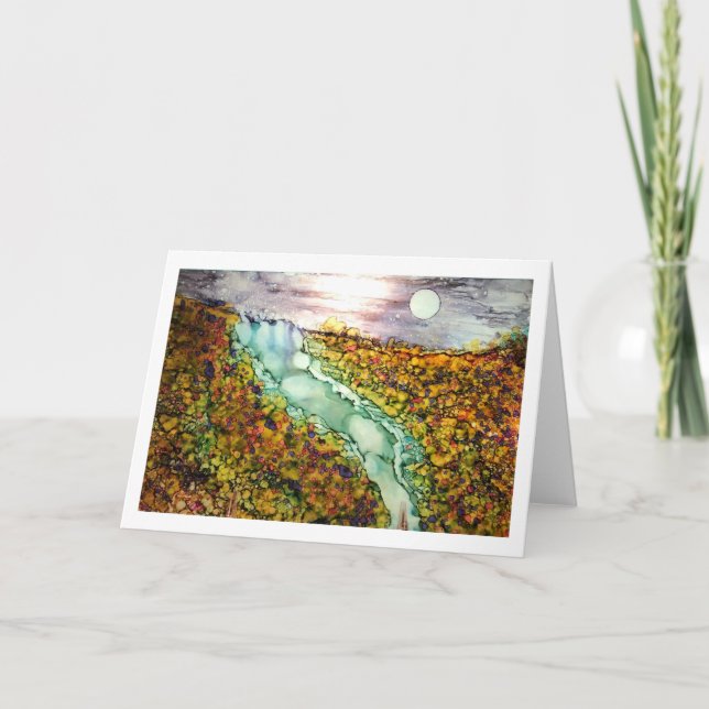 Cartão de saudação personalizado, desenhado à mão (Frente)