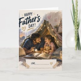 Cartão de Saudação Personalizado Pai e Filha