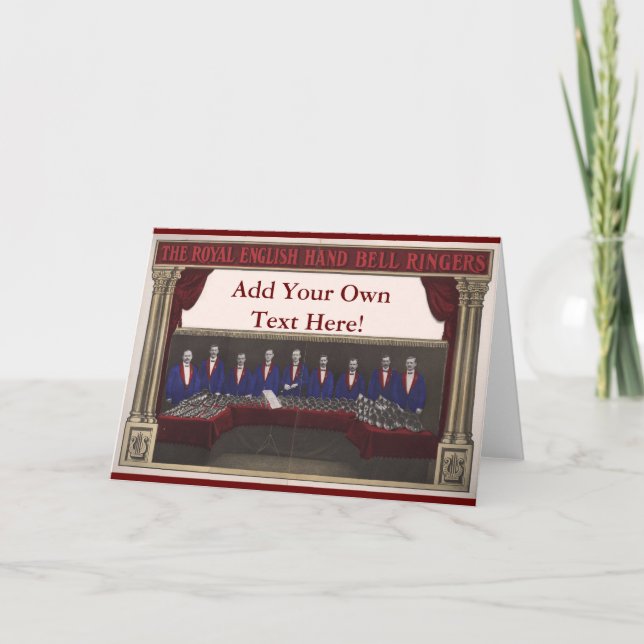 Cartão de saudação personalizável de celular (Frente)