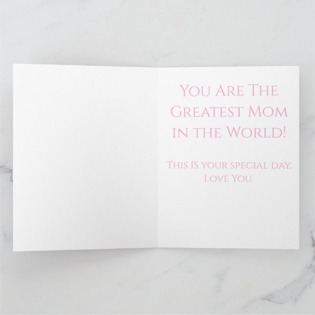 Cartão de Saudação Plano (Interior)