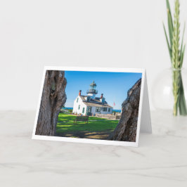 Cartão de Saudação Point Pinos LIghthouse