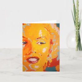 Cartão de saudação pop Art - Pessoas Famosas