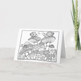 Cartão de saudação - Portalhão de Cogumelos