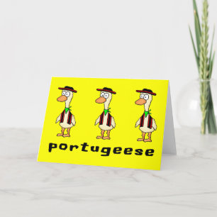 Cartão de Saudação Português