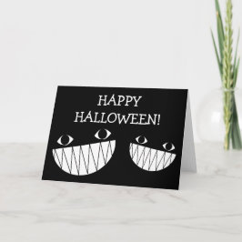 Cartão de Saudação Preto, Sorridente, Folheado de 