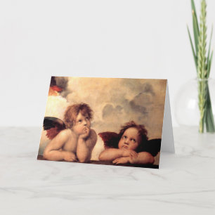 Cartão de Saudação Putti de Rafael