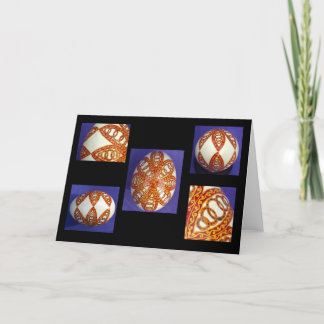 Cartão de Saudação Pysanka - Dentro Vazio