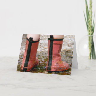 Cartão de Saudação Rainy Day