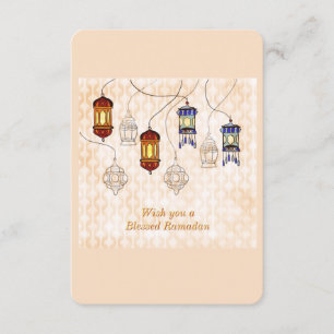 Cartão de saudação Ramadan Mubarak