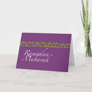 Cartão de Saudação Ramdan Mubarak