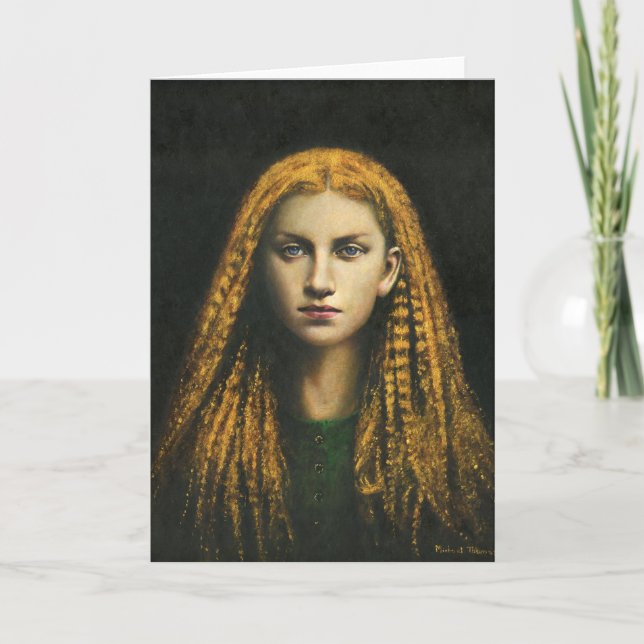 Cartão de saudação Rapunzel (Frente)