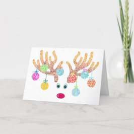 Cartão de Saudação Reindeer