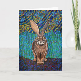 Cartão de Saudação Riverine Rabbit