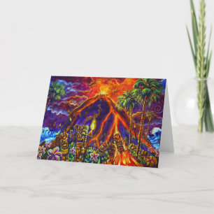 Cartão de Saudação Sacrifício Tiki