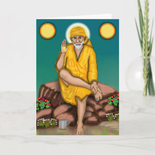 Cartão de Saudação Sai Baba