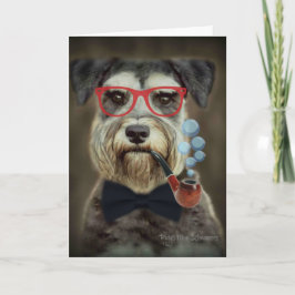 Cartão de Saudação Schnauzer Todas as Ocasiões
