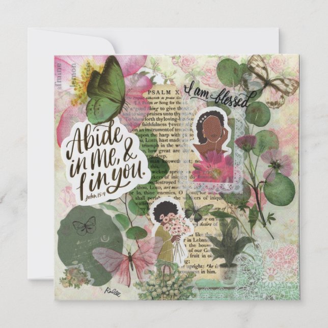 Cartão de Saudação Simples Baseado em "Gena" (Frente)