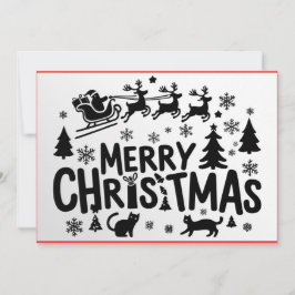 Cartão de saudação simples de Natal