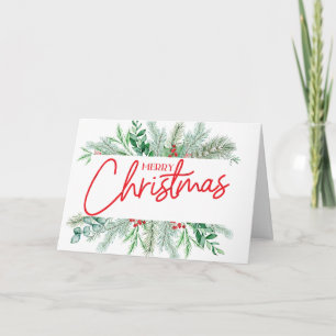 Cartão de Saudação Simples de Natal