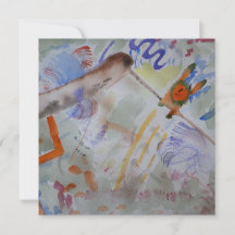 Cartão de Saudação Simples Hummingbird