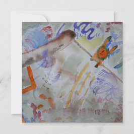 Cartão de Saudação Simples Hummingbird