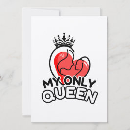 Cartão de Saudação Simples (Quadrado) : Minha Únic