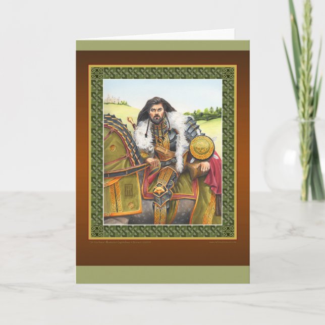 Cartão de saudação Sir Marhaus (Frente)