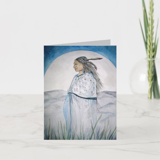 Cartão de Saudação Sister Moon (Frente)