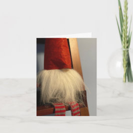 Cartão de Saudação Solstício Gnome Winter