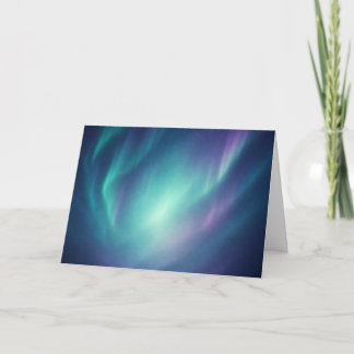 Cartão de Saudação Sonhador Aurora Boreal