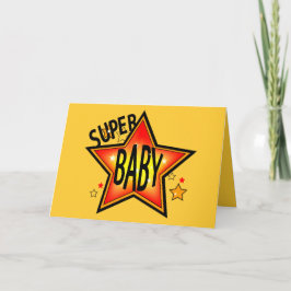 Cartão de Saudação Star Baby 2