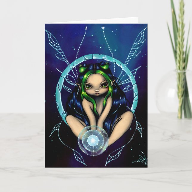 Cartão de Saudação "Star Child" (Frente)