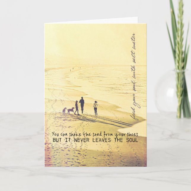 Cartão de Saudação SUNRISE VENICE (Frente)