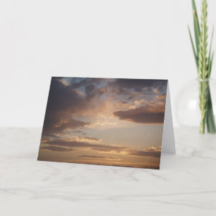 Cartão de Saudação Sunset Sky