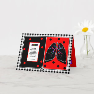 Cartão de saudação TB ou não TB