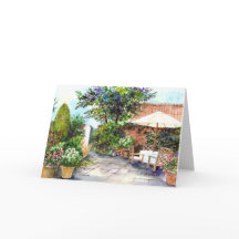 Cartão de Saudação - Terraço da Casa Solarenga