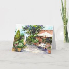 Cartão de Saudação - Terraço da Casa Solarenga
