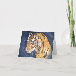 Cartão de Saudação Tigre