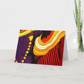 Cartão de Saudação Tradicional de Trabalho de arte