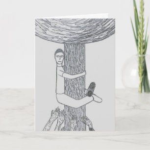 Cartão de saudação trançado