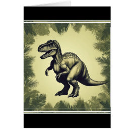 Cartão de Saudação Trendy T-Rex Dinossaur