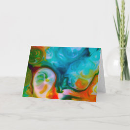 Cartão de Saudação "Um Dia na Praia"