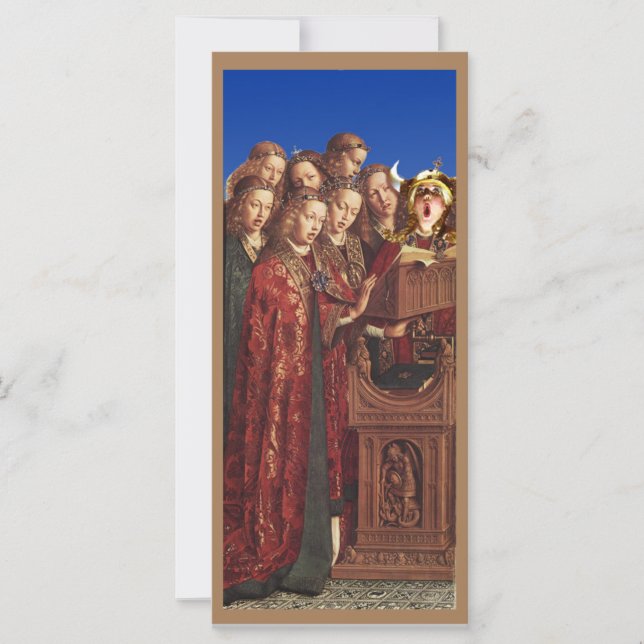 Cartão de saudação "Um em cada Coro" (Frente)