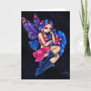 Cartão de Saudação "Um Pouco Tímido"