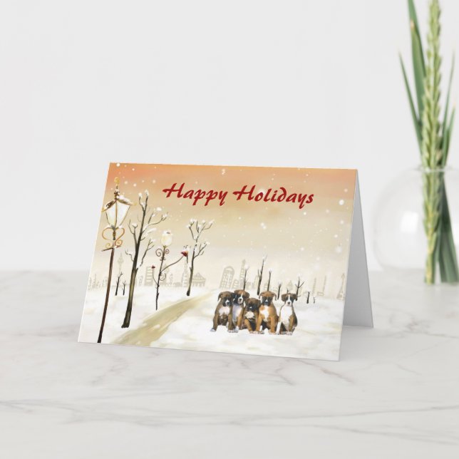 Cartão de Saudação Urbana Boxiger de Natal (Frente)