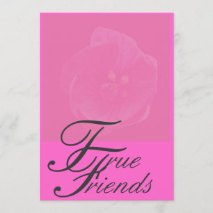 Cartão de Saudação Verdadeiro Amigo