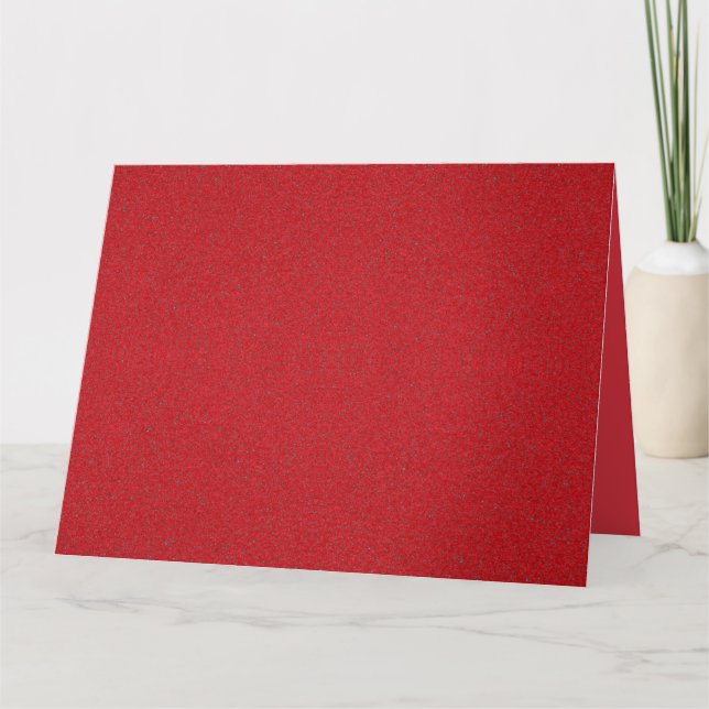 Cartão de Saudação Vermelho Tomato com Efeito de R (Frente)